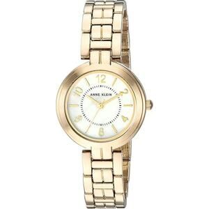 Anne Klein Women's Gold-Tone Bracelet Watch (AK/3070MPGB)